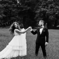 Brudeparret Daniel & Christine til deres bryllup