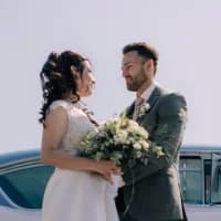 Brudeparret Jonas & Marie til deres bryllup